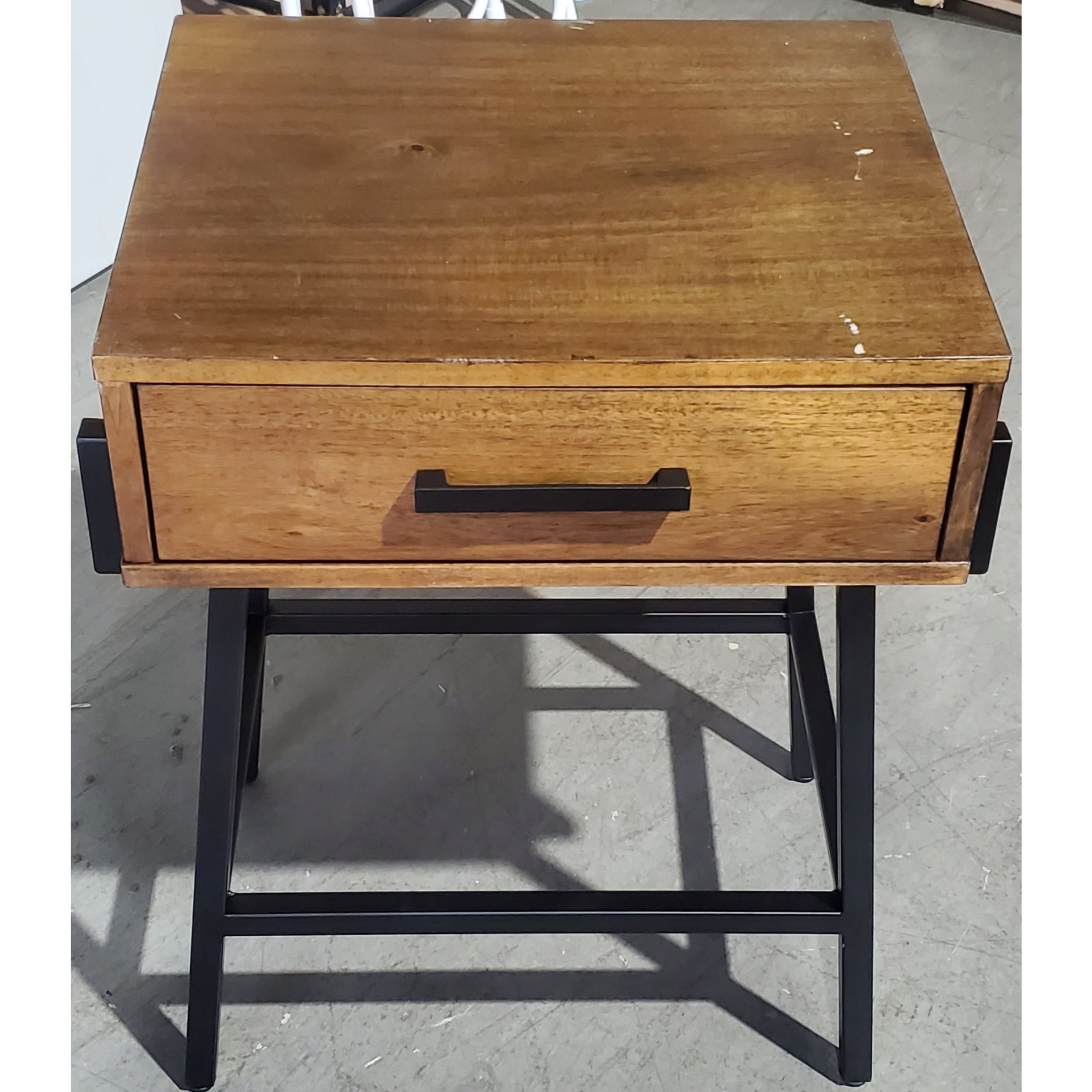Corinna Angle Leg Side Table Wood Threshold 2nd City Liquidators, LLC.