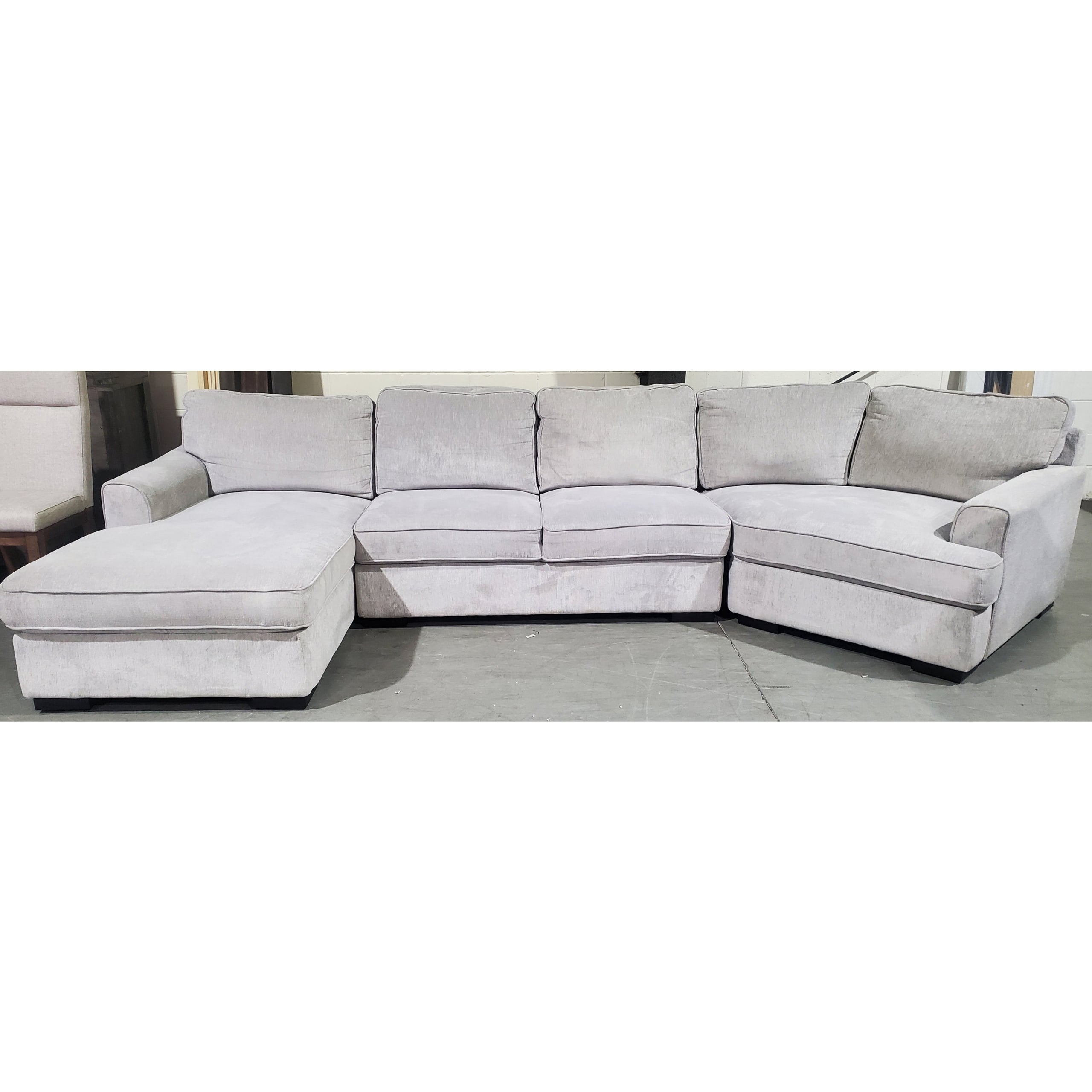 Newport 3 Piece Fabric Sectional